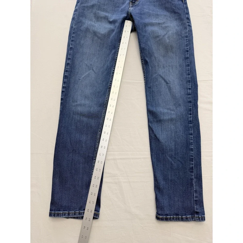 Levi's 502 Jeans Mens 33x32 Blue Medium Wash Regular Tapered‎ Denim Pants